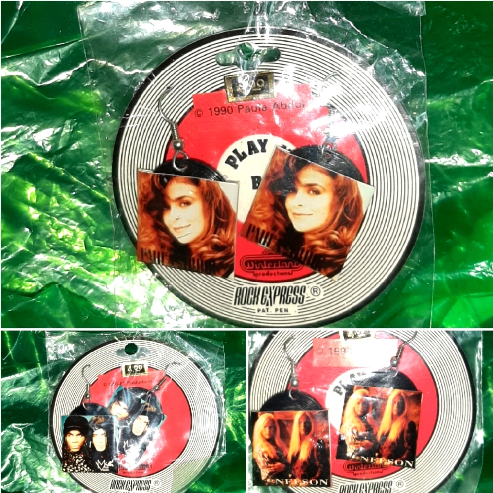 Vintage album earrings